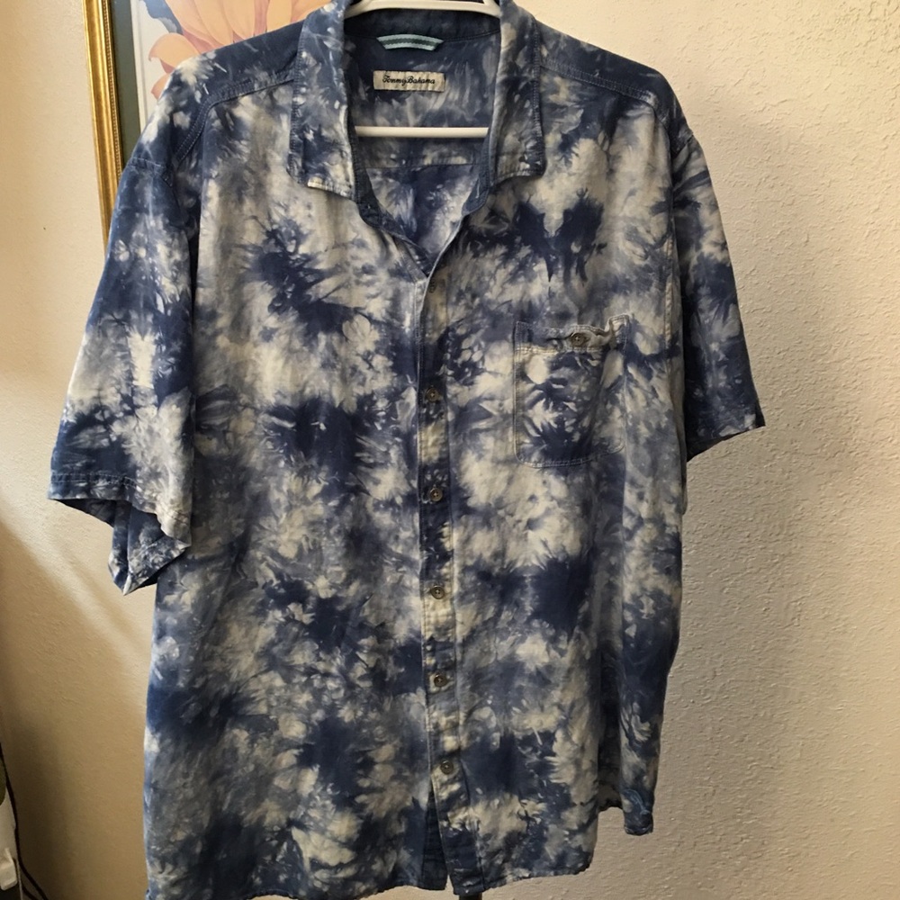 Tommy Bahama Tie Dye Button Down Shirt